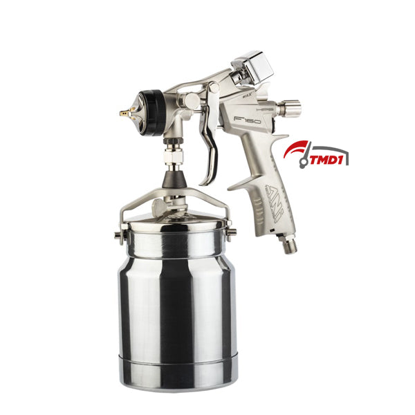 F160/I TMD1 - Aerografo professionale per verniciatura - TAZZA INFERIORE IN ALLUMINIO - IN SCATOLA - Pistole a Spruzzo - Ani F160/I TMD1 - Aerografo professionale per verniciatura - TAZZA INFERIORE IN ALLUMINIO - IN SCATOLA - Pistole a Spruzzo - Ani